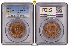 1923 1/12 S KM-14 MS64RB