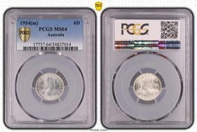 1954(m) 6D MS64