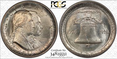 1926 50C Sesquicentennial MS64