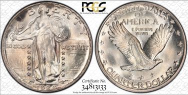 1929-D 25C MS65FH