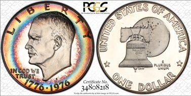 1976-S $1 Silver PR67DCAM