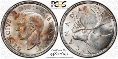 1940 25C MS64