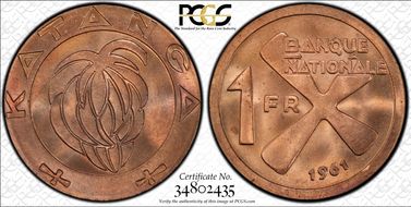 1961 1 Fr KM-1 SP66RB