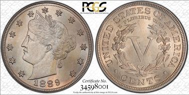 1889 5C MS66