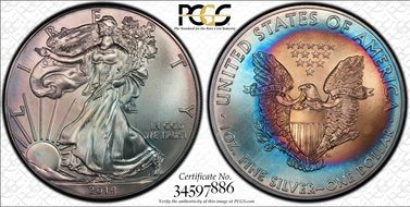 2014 $1 Silver Eagle MS68