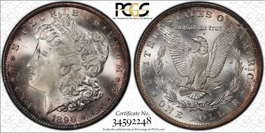 1890-S $1 MS66+