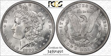 1880-O $1 MS64