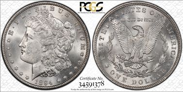 1894 $1 MS63