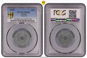 1945 20C Gad-324 F-155 MS64