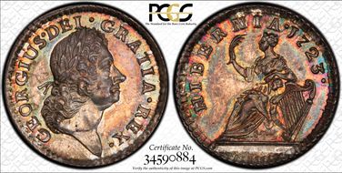 1723 Farth Hibernia, Silver SP64+