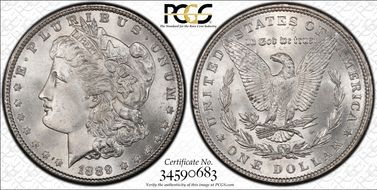 1889 $1 MS66+