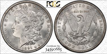 1891 $1 MS65