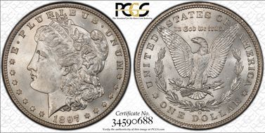 1897-O $1 MS64