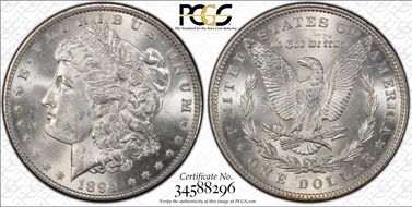 1894 $1 MS63