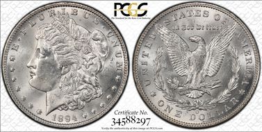 1894-O $1 MS62