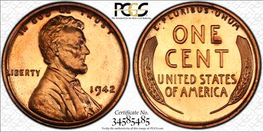 1942 1C PR65CAM