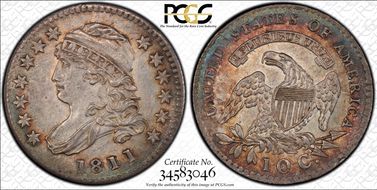 1811/09 10C JR-1 MS64