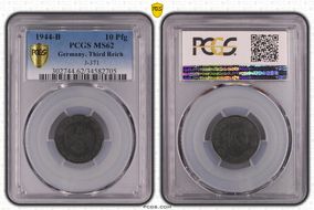 1944-B 10 Pfg J-371 MS62
