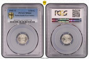 1941-S 1/10 G KM-318  Ag MS64