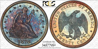 1878 20C PR66+