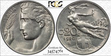 1920-R 20C KM-44 MS63