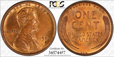 1909-S VDB 1C MS64RB