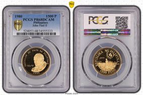 1980 1500 P John Paul II PR68DCAM
