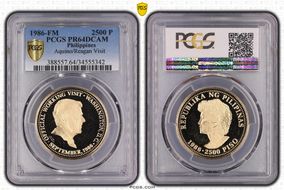 1986-FM 2500 P Aquino/Reagan Visit PR64DCAM