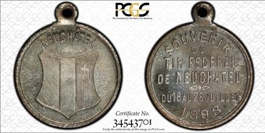 1898 Medal Neuchatel R-978a SP65