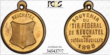 1898 Medal Neuchatel R-978b SP64