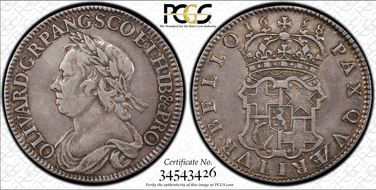 1658 1/2 Cr S-3227A Cromwell XF45