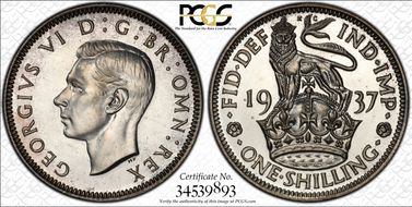 1937 Shil S-4082 English Rev PR66
