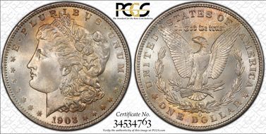 1903-O $1 MS67