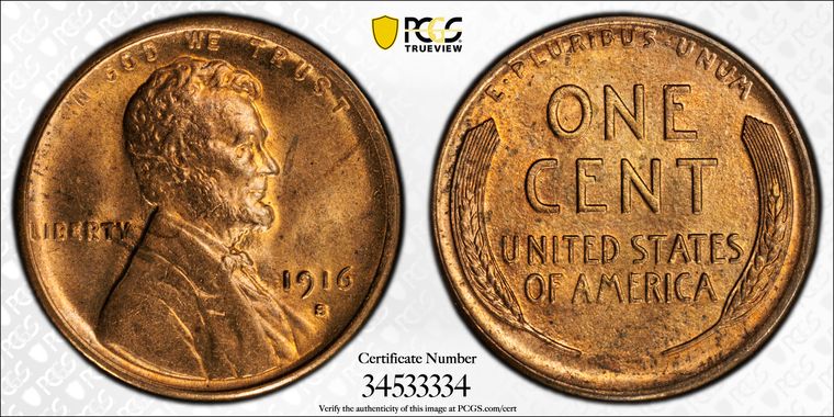 Cert 34533334 - Coin Image