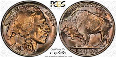 1938-D 5C Buffalo MS67+