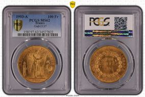 1903-A 100 Fr Gad-1137 F-552 MS62