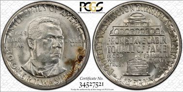 1949 50C Booker T. Washington MS66+ 