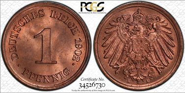 1902-E Pfg MS65RD