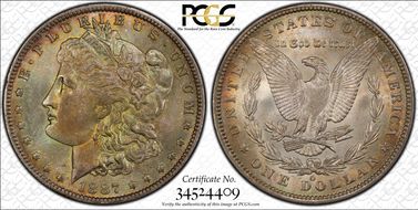 1887/6-O $1 MS64