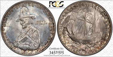 1920 50C Pilgrim MS66+