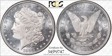 1880 $1 MS64+ PL