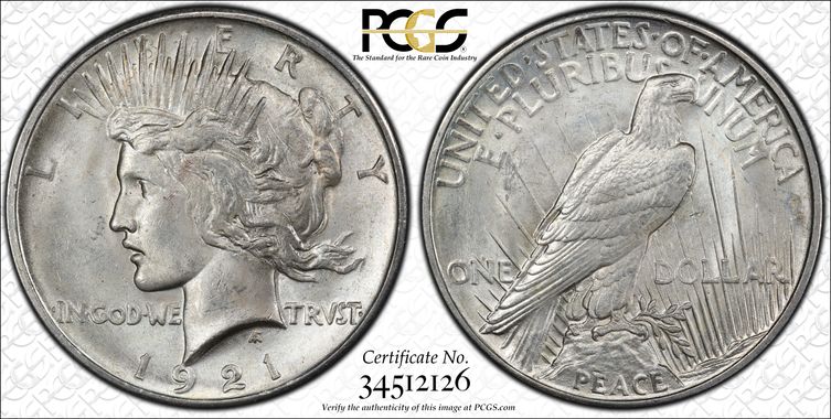 Cert 34512126 - Coin Image