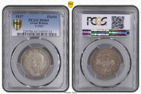 1937 Florin S-4081 MS64