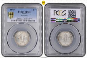 1903 1 Fr Gad-467 F-217 MS65