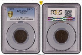 1895 1/4 Pst XF45BN