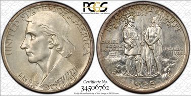 1935-S 50C Boone MS66+