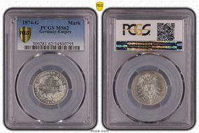 1874-G Mark J-9 MS62