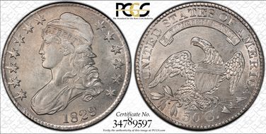 1829 50C O-106 AU55