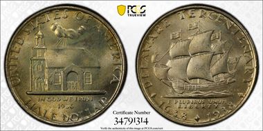 1936 50C Delaware MS67