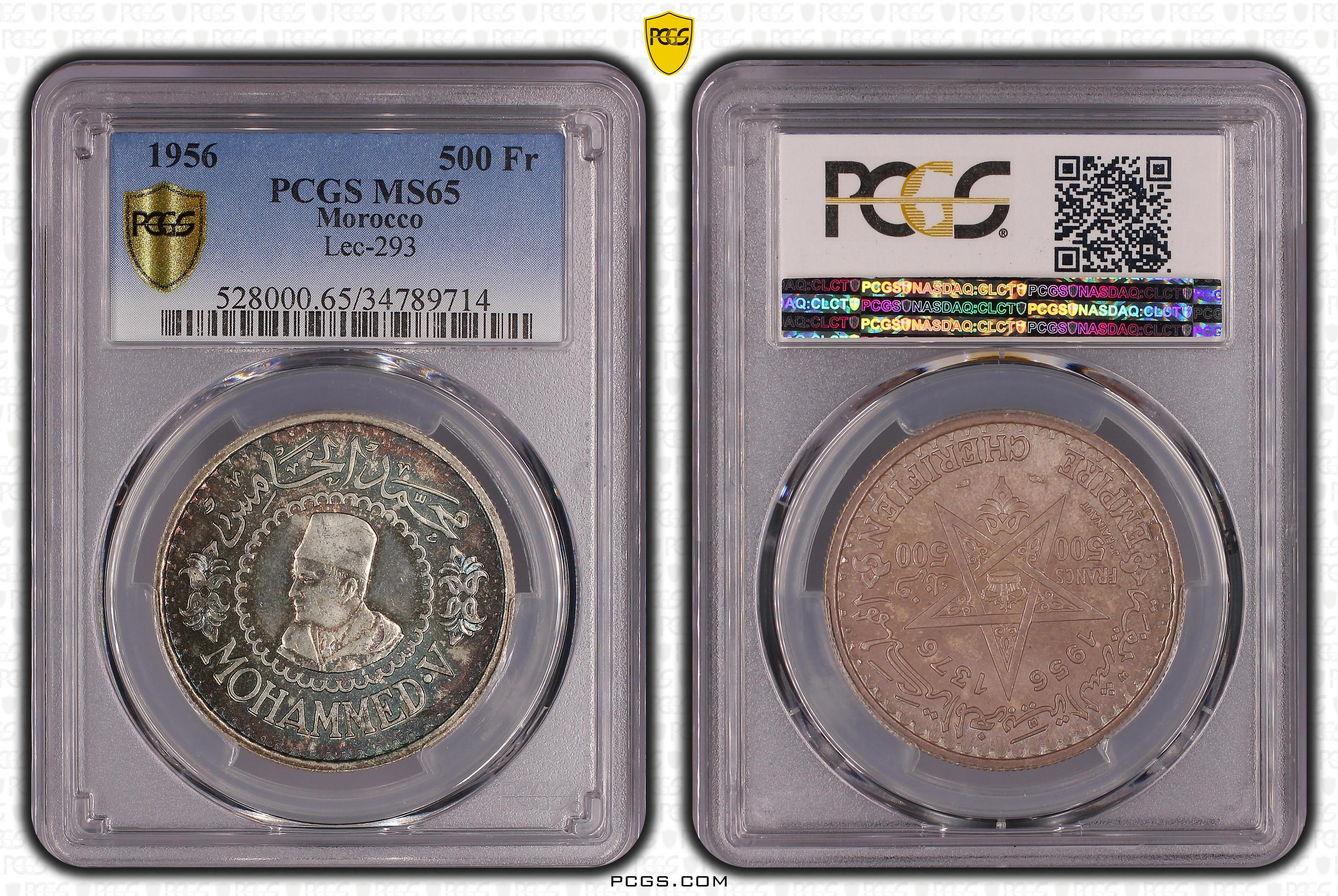 PCGS Certificate Verification Coin Details for Cert #34789714